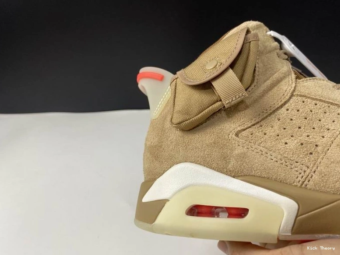 Kicktheory Khaki Retro DH0690-200 Air Travis Jordan 6 Scott British 0713